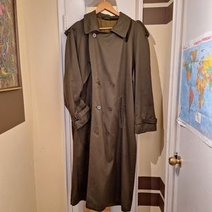 51. Vintage Authentic Hugo Boss Trench Coat  Made in Germany.